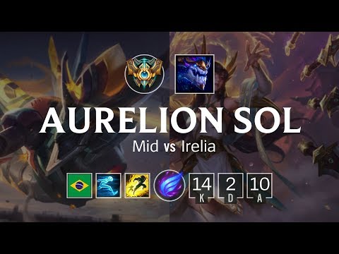 Aurelion Sol Mid vs Irelia - BR Challenger Patch 8.20