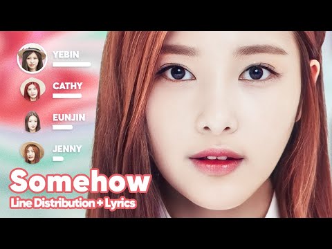 DIA - Somehow (왠지) (Line Distribution + Lyrics Karaoke) PATREON REQUESTED