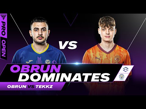 Obrun simply too strong for Tekkz 💪 | Match Highlights | EA FC Pro Open Week 4 - Group D