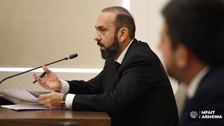 ՀՀ ԱԳՄԱ նախարարի զեկույցն ԱԺ արտաքին հարաբերությունների մշտական հանձնաժողովի նիստում. Խաղաղության խորհրդի կանոնադրություն