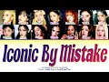 LE SSERAFIM X ILLIT X KATSEYE ICONIC BY MISTAKE Lyrics Color Coded Lyrics