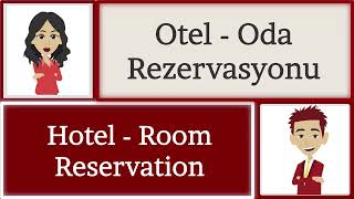 Otel - Oda Rezervasyonu  | Türkçe Dersler | Learn Turkish | Turkish Lesson, #hot