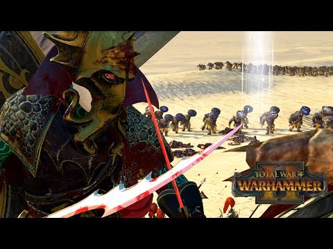 TENTACLES vs TEETH - Dark Elves vs Greenskins // Total War: Warhammer II Online Battle