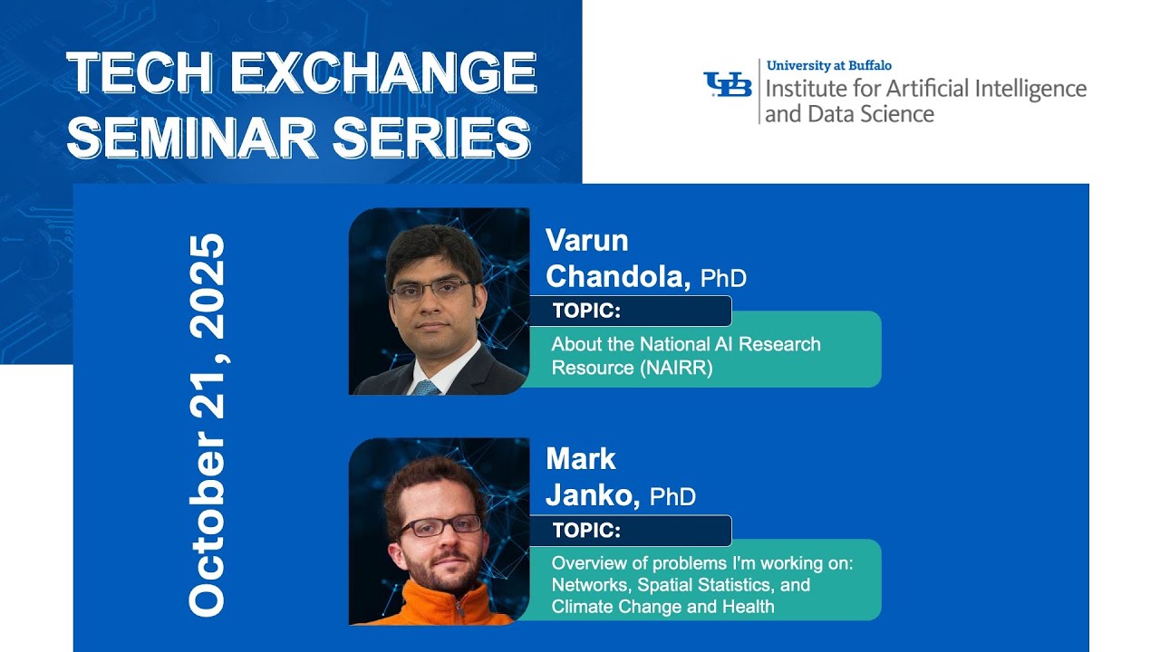 Watch the October 21, 2025 Tech Exchange Seminar Series Talk