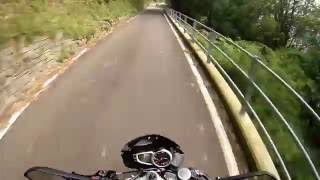 preview picture of video 'Drift 1080p On the road to Indemini - Triumph Street Triple R (2014)'