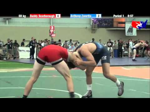 Buddy Scarborough vs. Anthony Zanetta at 2013 ASICS University Nationals - FS