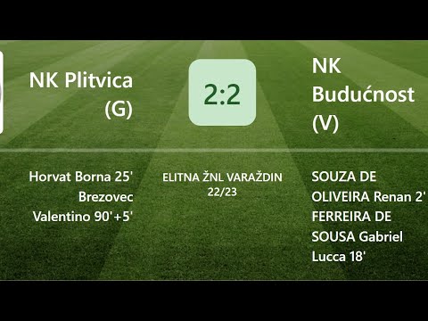 5.KOLO ELITNA ŽNL VŽ - PLITVICA - BUDUĆNOST 2:2