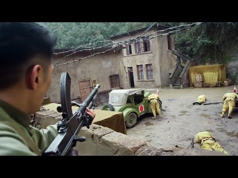 特種兵闯入日军营地，4人全歼200日軍！