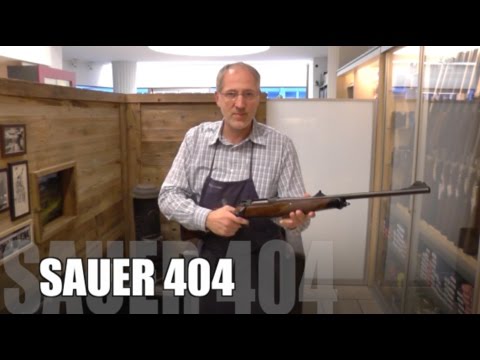Unpacking a new Sauer 404 Rifle