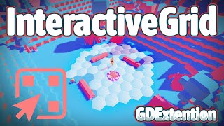 Godot 3d grid: InteractiveGrid GDExtension