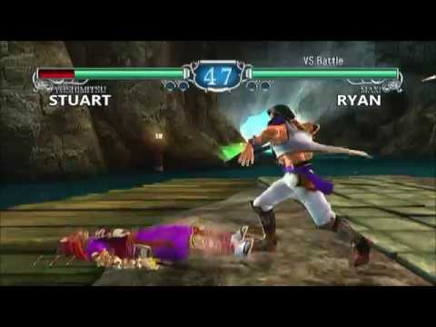 SoulCalibur II: Yoshimitsu (Stuart) VS Maxi (Ryan)