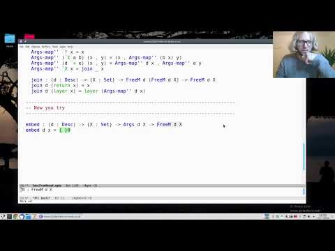 The free monad on Args d: Now You Try