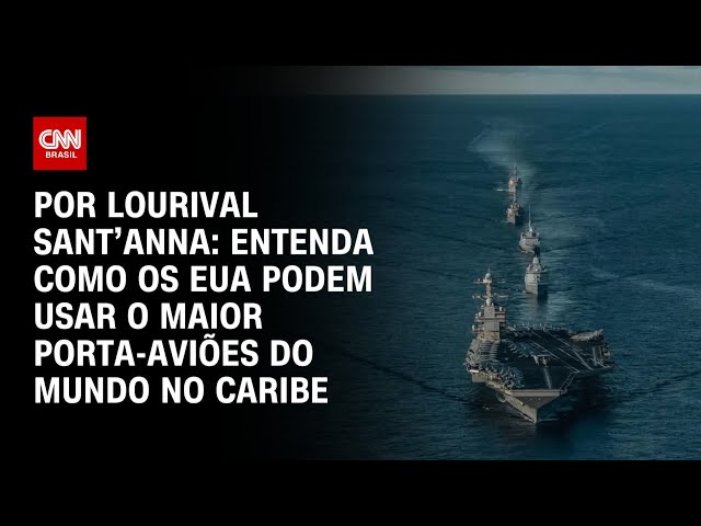 Análise: Maior porta-aviões do mundo não foi feito para combater o narcotráfico | CNN PRIME TIME
