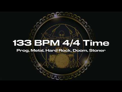 133 BPM 4 4 Time Drum Track Good For Prog, Metal, Doom, Hard Rock, Numetal, Stoner