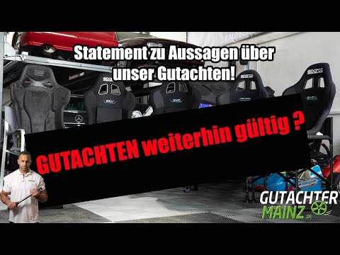 ATTENTION! An important statement from the Mainz expert on the Speed ​​Engineering Sparco bucket ...