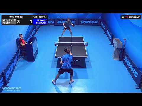 09:30 Vladyslav Kaluhin - Liubomyr Sheshurak  06.10.2023 TT Euro.Cup Ukraine Star. TABLE 3