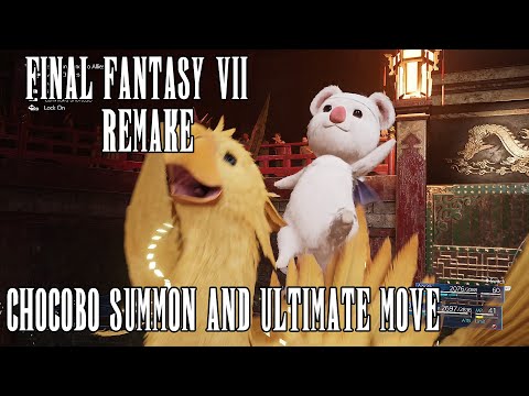 Chocobo Summon - Final Fantasy 7 Remake in 4K | No commentary