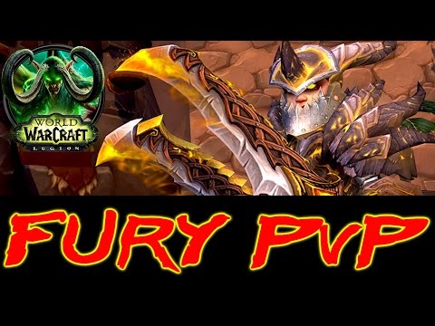 INSANE BURST DAMAGE! Legion Fury Warrior PvP First Impressions. (WoW Legion Fury Warrior Gameplay)