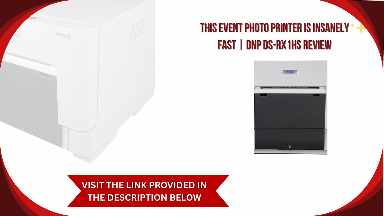 DNP DS-RX1HS Event Photo Printer | Lightning-Fast 4x6 Printing for Photo Booths