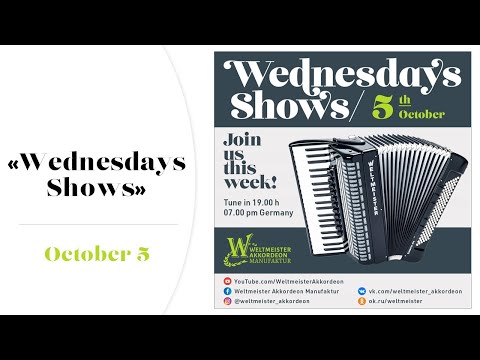 Weltmeister Wednesdays Concert Series Week 40 - 2022