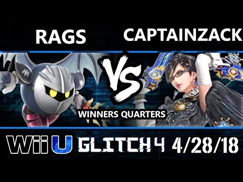 Glitch 4 - P1 | CaptainZack (Bayonetta) Vs. Rags (Metaknight) - Wii U Singles Winners Quarters