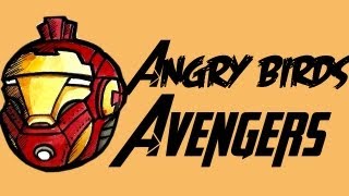 Angry Birds Avengers (Time Lapse Drawing)