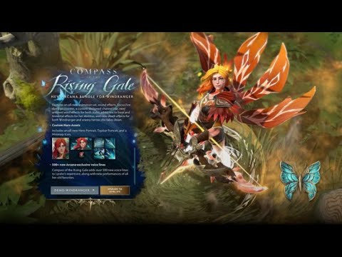 Windranger Arcana Full Preview including Alternate Style