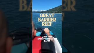 Great Barrier Reef with Queen Anne🪸#cunard #cruiseship #worldcruise #australia #CunardQueenAnne