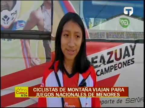 Ciclistas de montaña viajan para juegos nacionales de menores