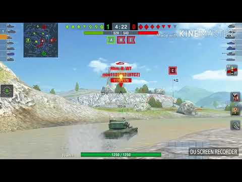 World of tanks blitz gameplay amx 13 90 ( best of my team)