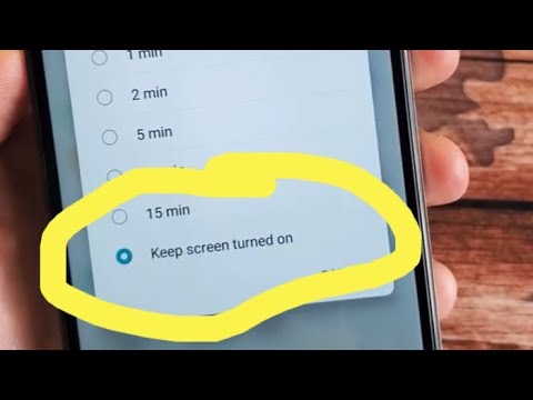LG Stylo 5: How to Change Screen Timeout to NEVER (Screen Never Turns Off)