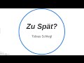 Tobias Schlegl: Zu spät? (Video-Buchbesprechung ...