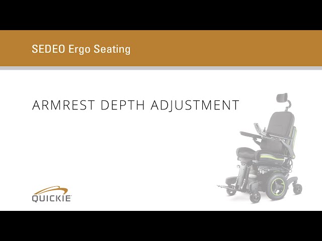 Quickie Q700 F SEDEO ERGO Front-Wheel Powered Wheelchair Video