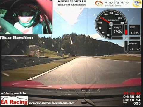 Nico Bastian fährt Porsche GT2 auf dem Salzburgring