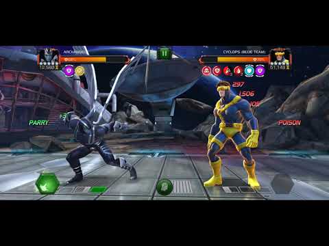 Variant #7 - 1.1 Archangel solo Cyclops Boss - Marvel Contest of Champions