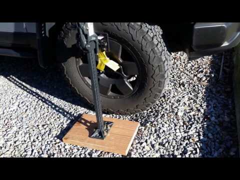 DIY stabilizer base for Hi-Lift Jack - adding stability to a great tool