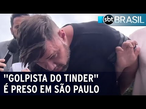 "Golpista do Tinder" é preso em São Paulo após enganar professora | SBT Brasil (22/09/22)