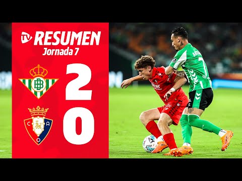 Real Betis 2-0 Osasuna | Resumen | Club Atlético Osasuna