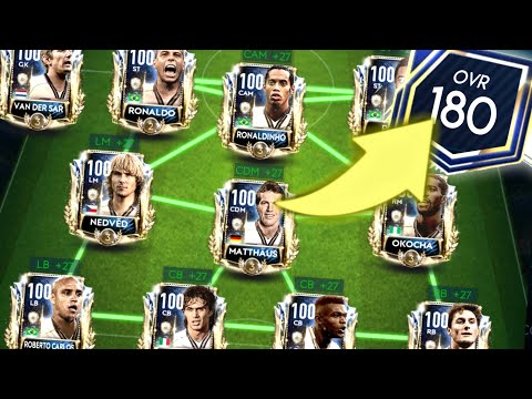 FULL PRIME ICON TEAM IN FIFA MOBILE 19!!! - 180 OVR?! - HIGHEST POSSIBLE OVR!!