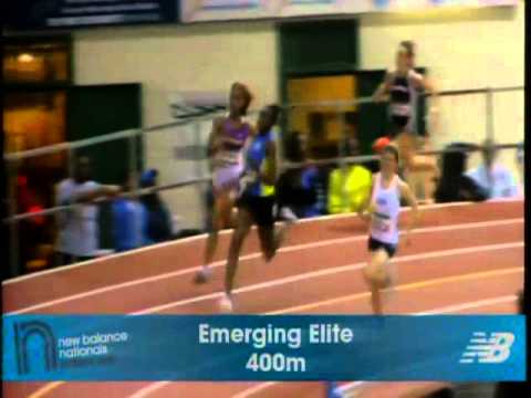 Girls 400m EE Heat 4 - New Balance Indoor Nationals 2011