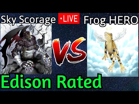 Sky Scourge Vs Frog HERO High Rated EDISON Format Yu-Gi-Oh! 2010