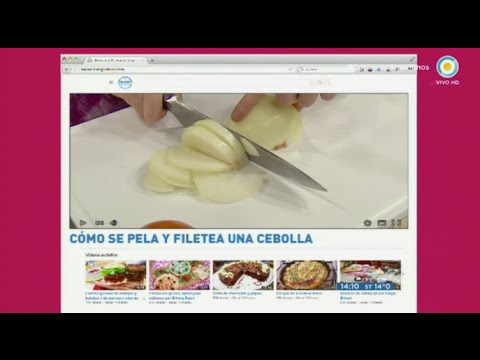 Cómo filetear cebollas