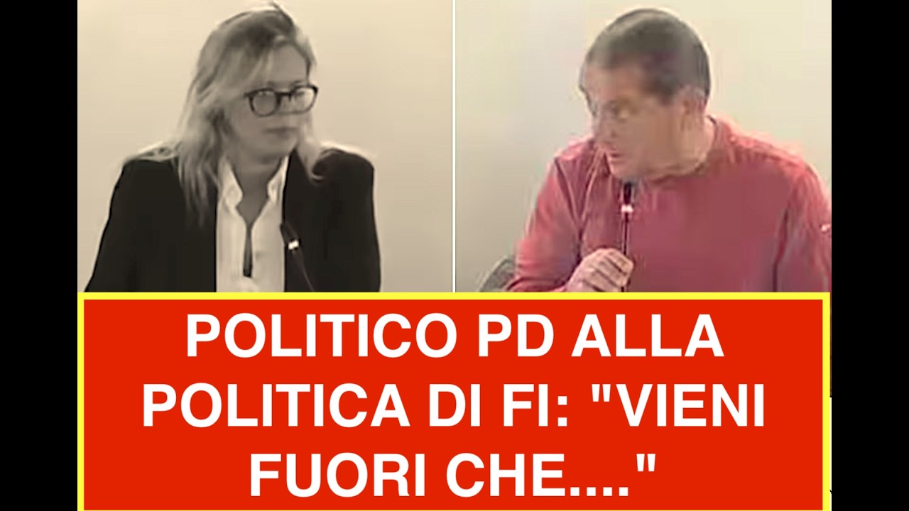 POLITICO PD ALLA POLITICA DI FI: "VIENI FUORI CHE...."