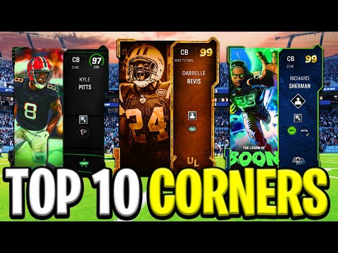 The Top 10 Corners in Madden 24!