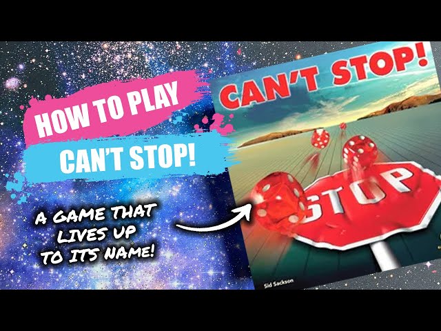 Can't Stop Board Game video thumbnail
