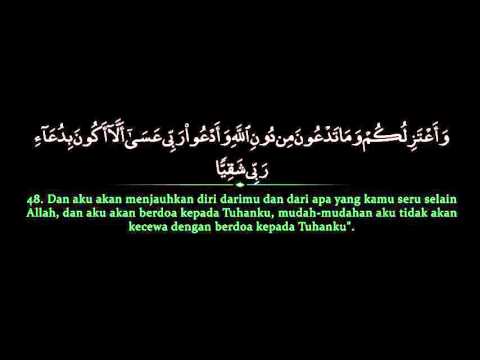 Surat Maryam Oleh Mishary Rashid Alafasy Terjemah Bahasa Indonesia