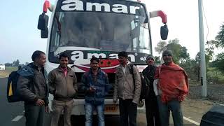 preview picture of video 'Amar travel ki ye badhal bus jisse yatri presan kiryae m bhi ghotala'