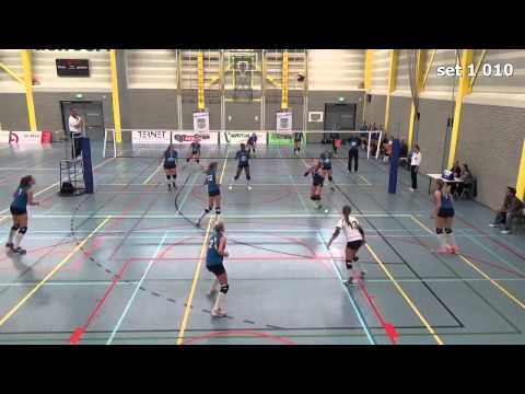 20151114 Voltena rotaties (sideout) tegen Spivo