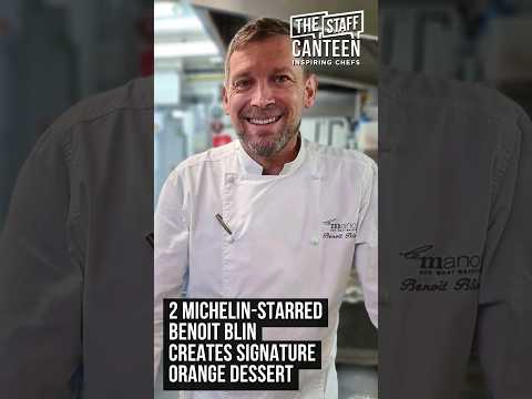 2 Michelin-starred Benoit Blin creates orange dessert recipe