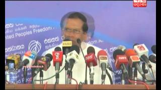 Maithripala responds to Common Candidate rumours